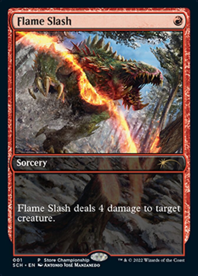 Flame Slash (Extended Art) [Store Championships 2022] | Play N Trade Winnipeg