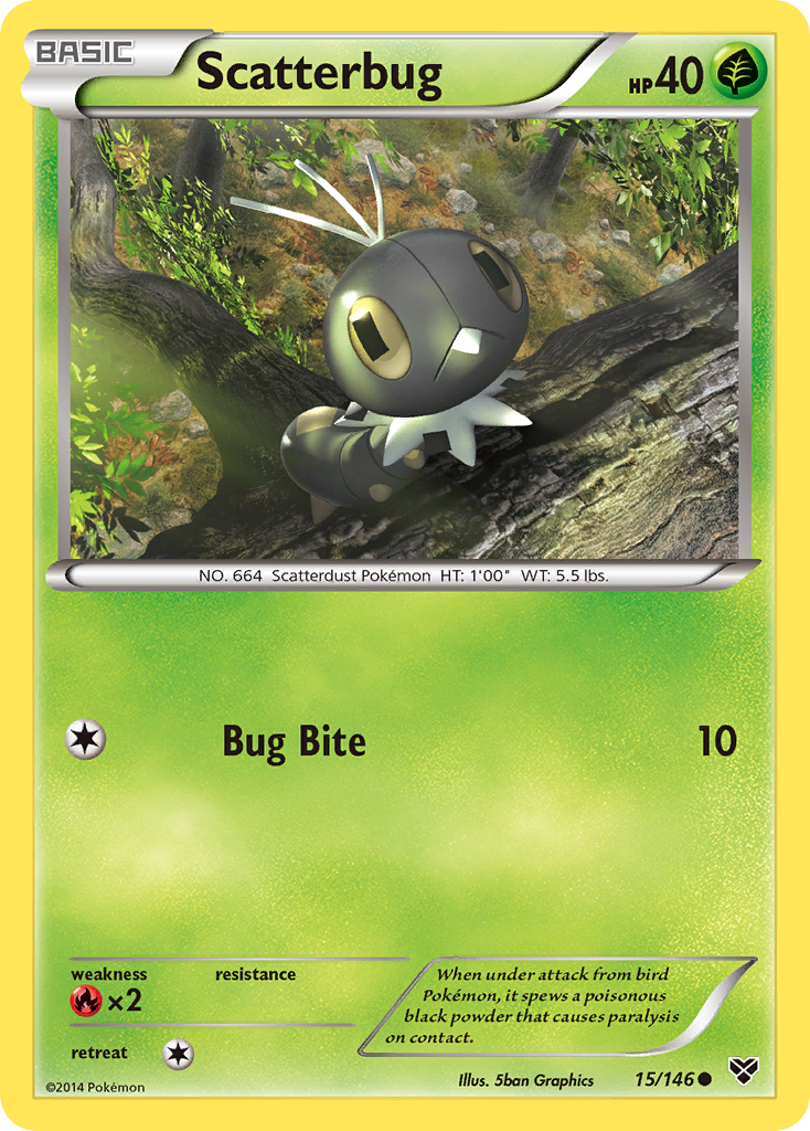 Scatterbug (15/146) [XY: Base Set] | Play N Trade Winnipeg