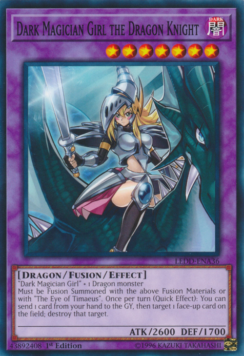 Dark Magician Girl the Dragon Knight [LEDD-ENA36] Common | Play N Trade Winnipeg