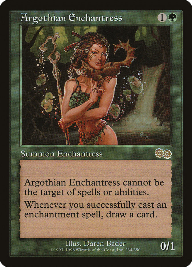 Argothian Enchantress [Urza's Saga] | Play N Trade Winnipeg