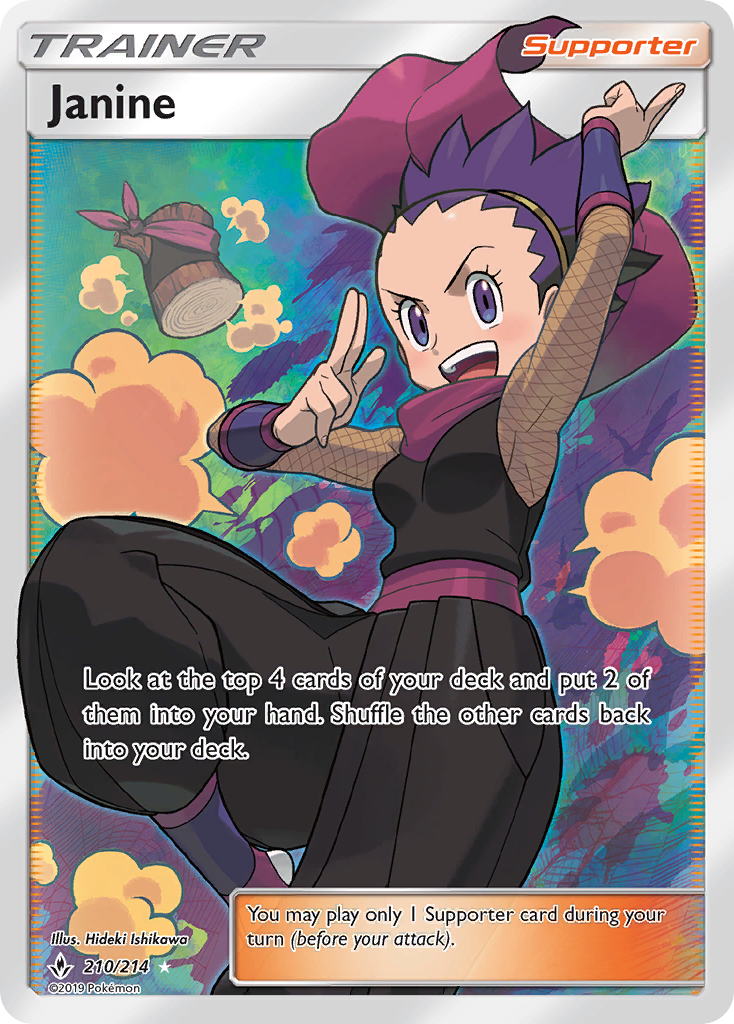 Janine (210/214) [Sun & Moon: Unbroken Bonds] | Play N Trade Winnipeg