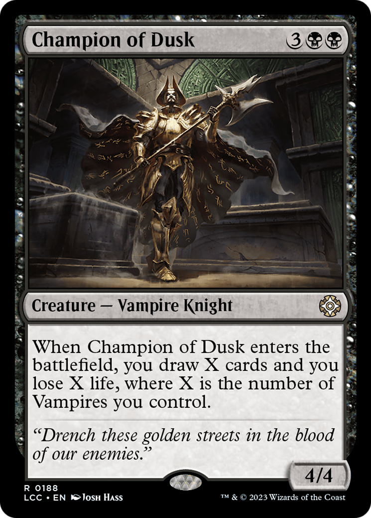 Champion of Dusk [The Lost Caverns of Ixalan Commander] | Play N Trade Winnipeg