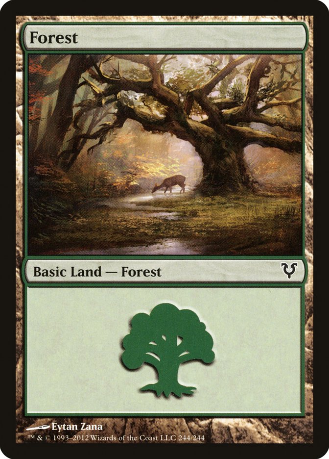 Forest (244) [Avacyn Restored] | Play N Trade Winnipeg