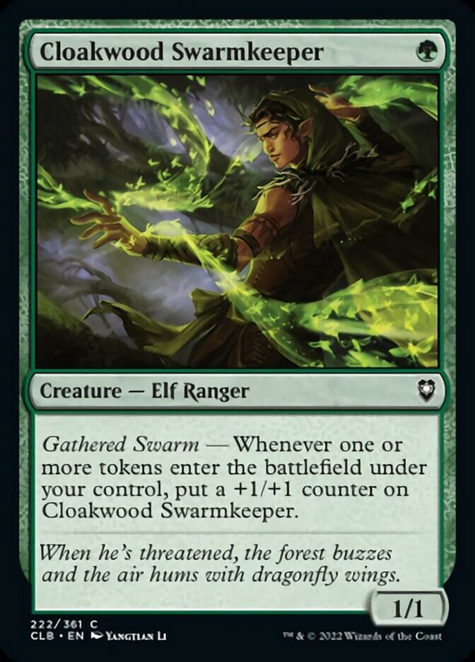 Cloakwood Swarmkeeper [Commander Legends: Battle for Baldur's Gate] | Play N Trade Winnipeg