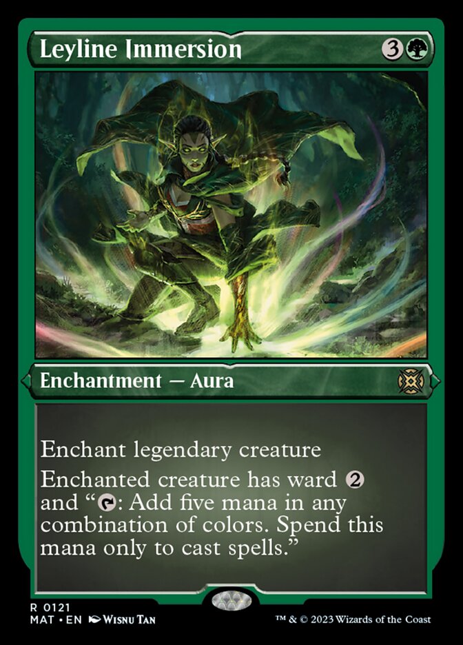 Leyline Immersion (Foil Etched) [March of the Machine: The Aftermath] | Play N Trade Winnipeg