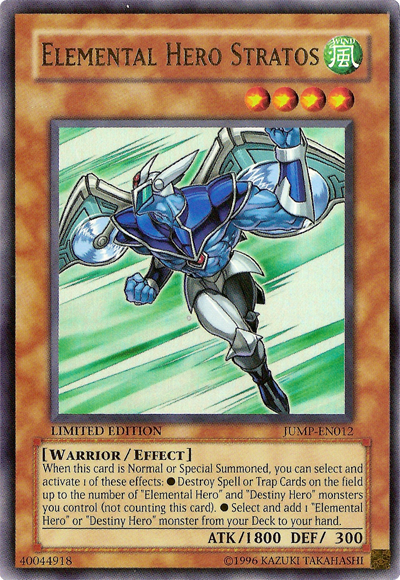 Elemental Hero Stratos [JUMP-EN012] Ultra Rare | Play N Trade Winnipeg