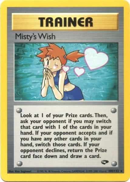 Misty's Wish (108/132) [Gym Challenge Unlimited] | Play N Trade Winnipeg