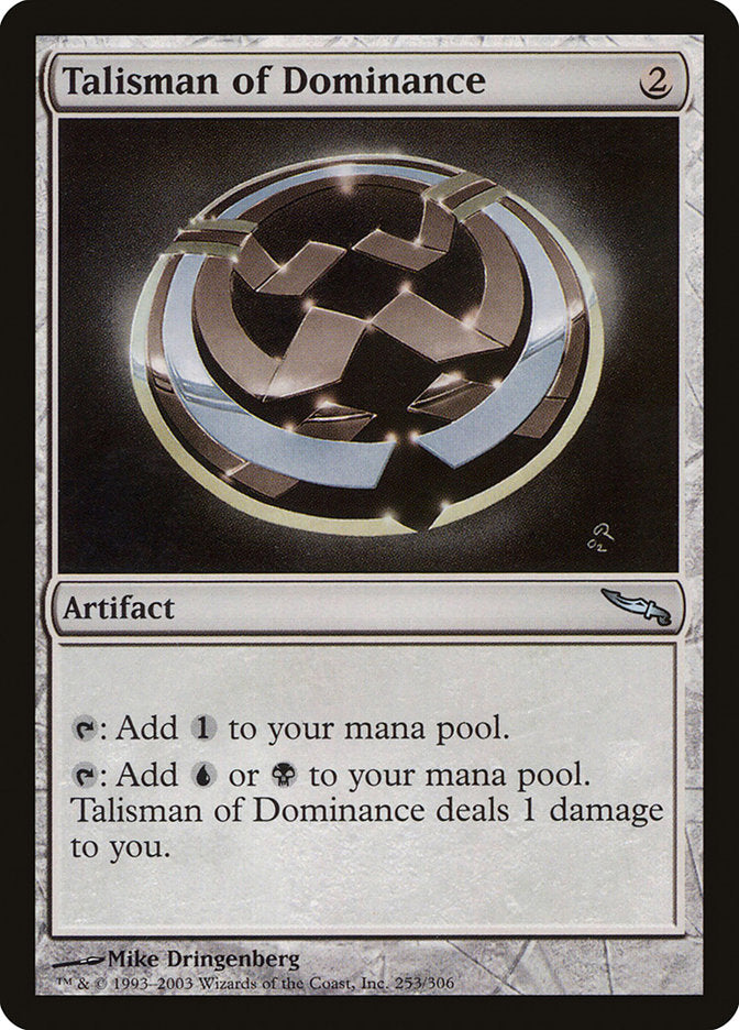 Talisman of Dominance [Mirrodin] | Play N Trade Winnipeg