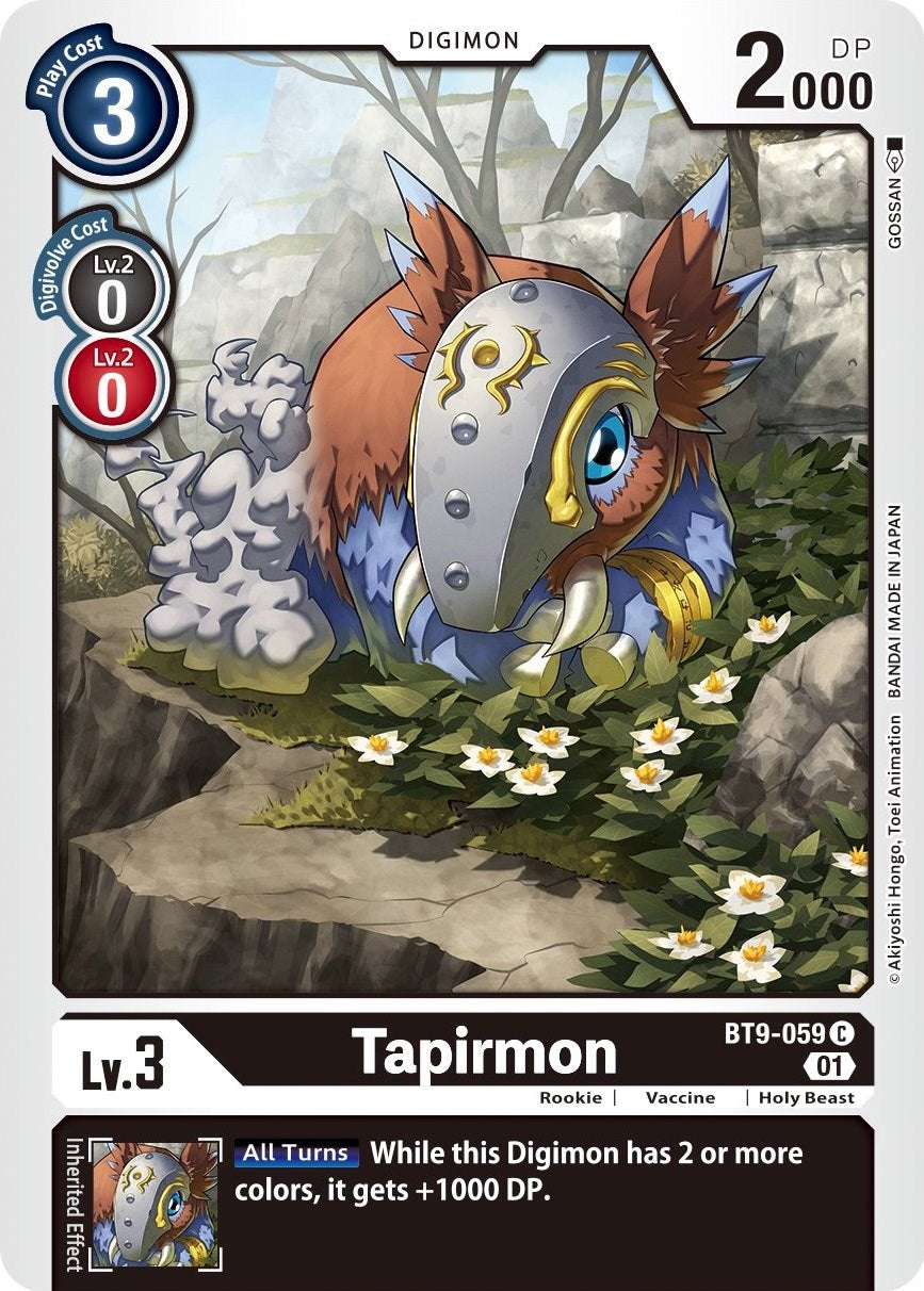 Tapirmon [BT9-059] [X Record] | Play N Trade Winnipeg