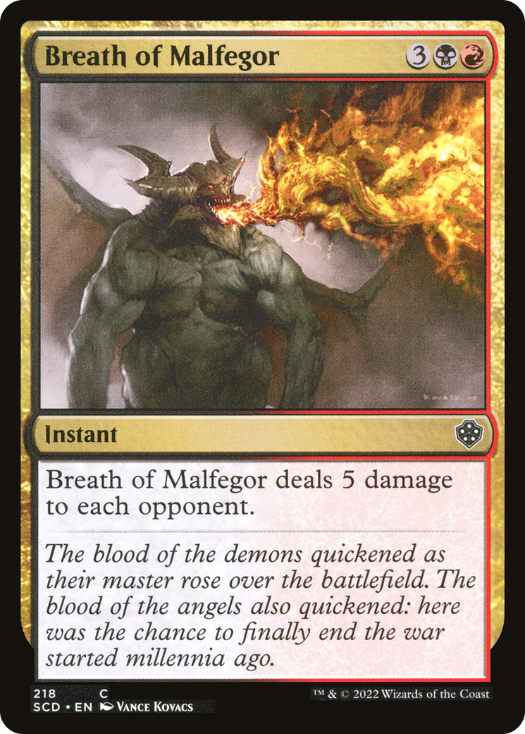 Breath of Malfegor [Starter Commander Decks] | Play N Trade Winnipeg