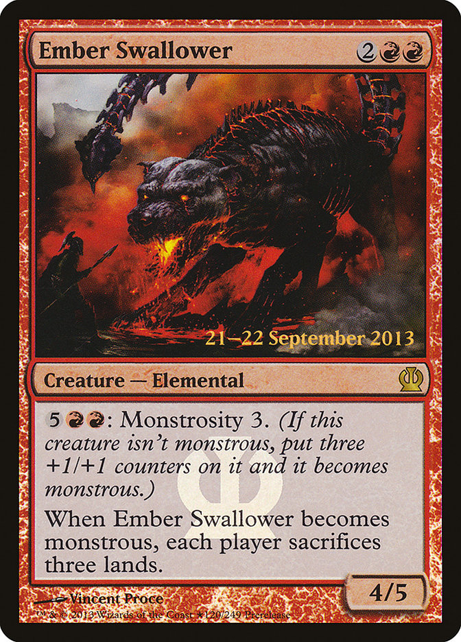 Ember Swallower  [Theros Prerelease Promos] | Play N Trade Winnipeg