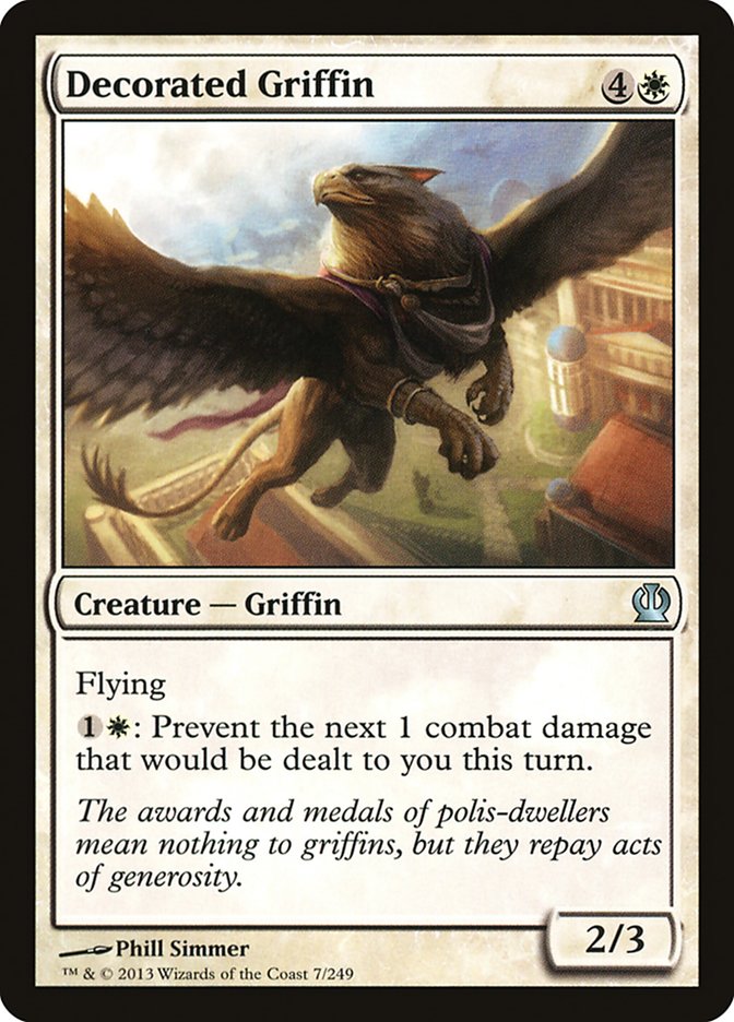 Decorated Griffin [Theros] | Play N Trade Winnipeg