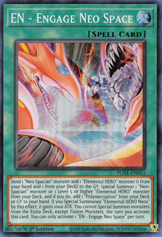 EN - Engage Neo Space [POTE-EN051] Super Rare | Play N Trade Winnipeg