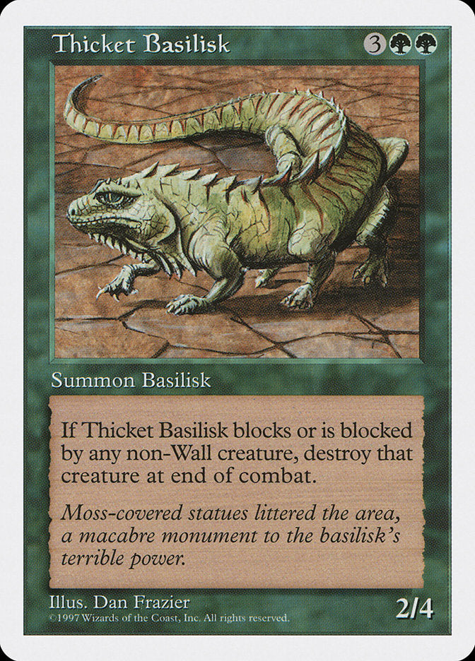 Thicket Basilisk [Fifth Edition] | Play N Trade Winnipeg