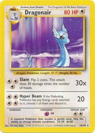 Dragonair (18/102) [Base Set Unlimited] | Play N Trade Winnipeg