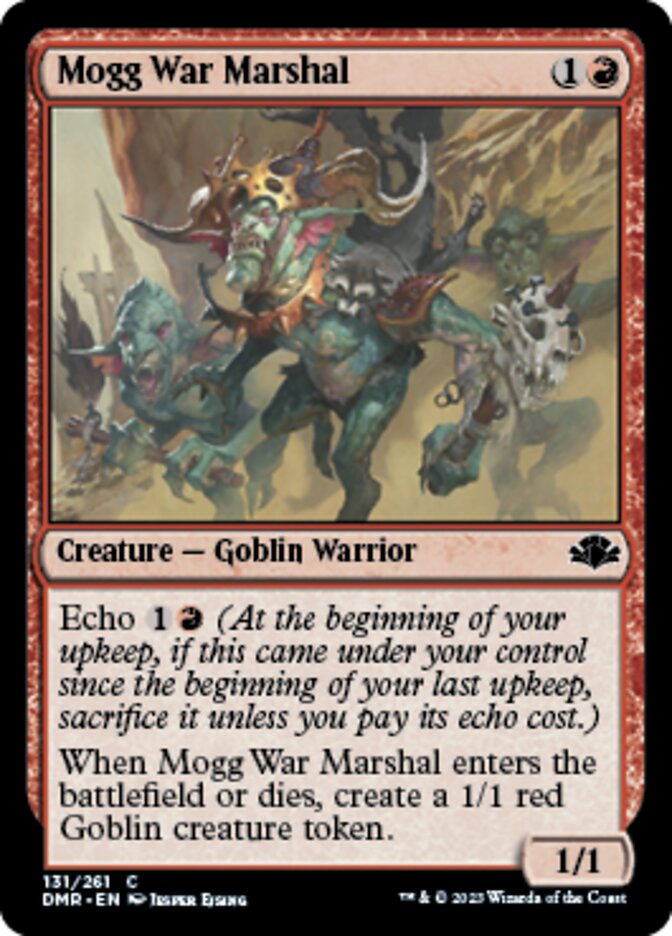 Mogg War Marshal [Dominaria Remastered] | Play N Trade Winnipeg