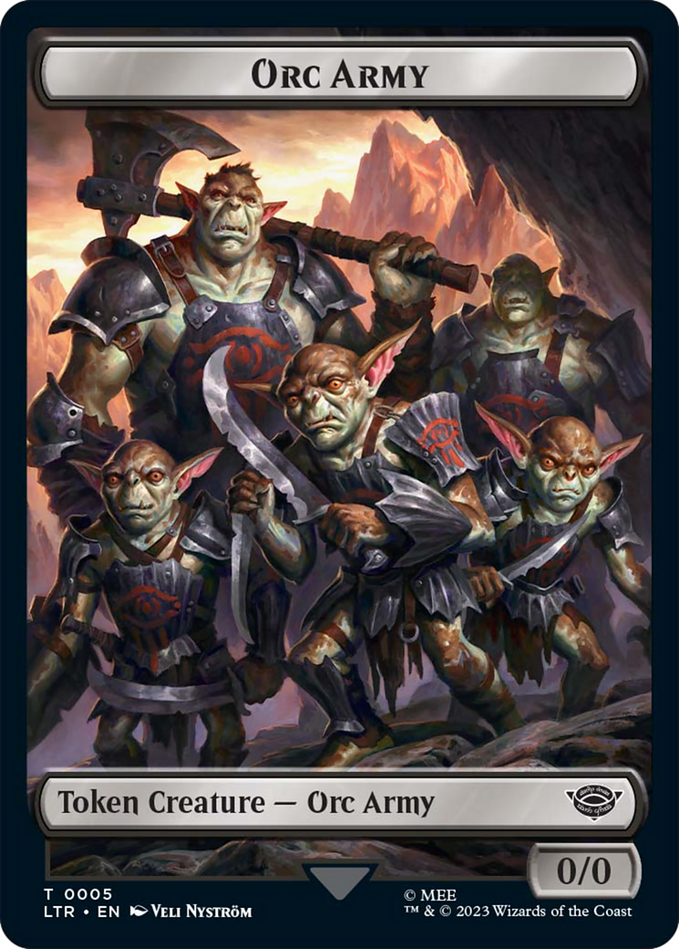 Food (10) // Orc Army (05) Double-Sided Token [The Lord of the Rings: Tales of Middle-Earth Tokens] | Play N Trade Winnipeg