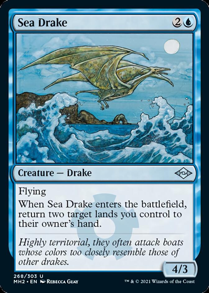 Sea Drake (Foil Etched) [Modern Horizons 2] | Play N Trade Winnipeg