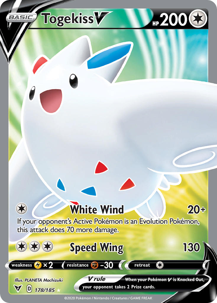 Togekiss V (178/185) [Sword & Shield: Vivid Voltage] | Play N Trade Winnipeg