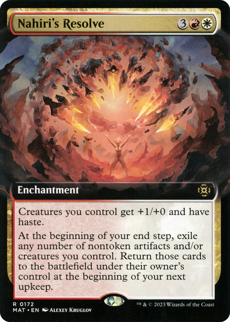 Nahiri's Resolve (Extended Art) [March of the Machine: The Aftermath] | Play N Trade Winnipeg