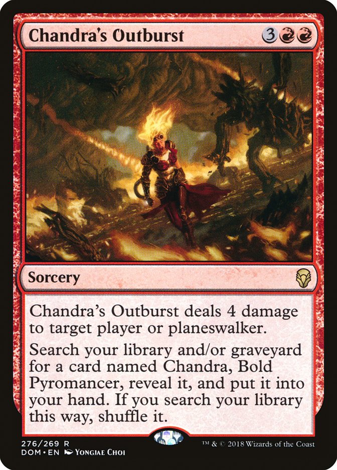 Chandra's Outburst [Dominaria] | Play N Trade Winnipeg