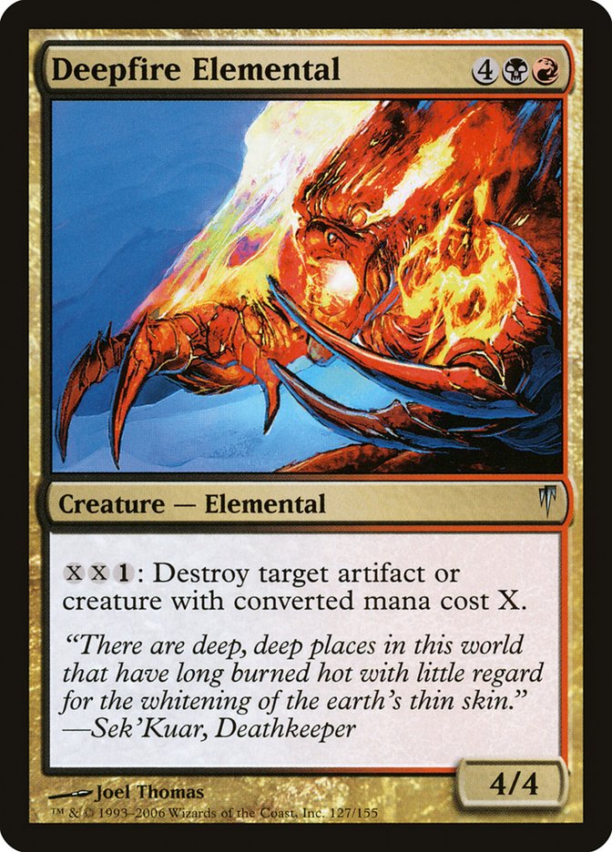 Deepfire Elemental [Coldsnap] | Play N Trade Winnipeg