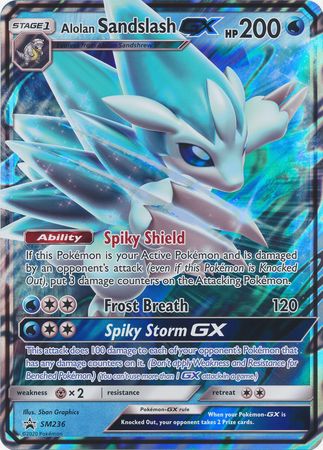 Alolan Sandslash GX (SM236) (Jumbo Card) [Sun & Moon: Black Star Promos] | Play N Trade Winnipeg