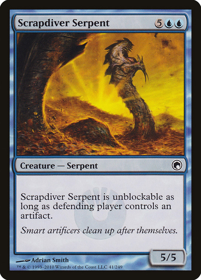 Scrapdiver Serpent [Scars of Mirrodin] | Play N Trade Winnipeg