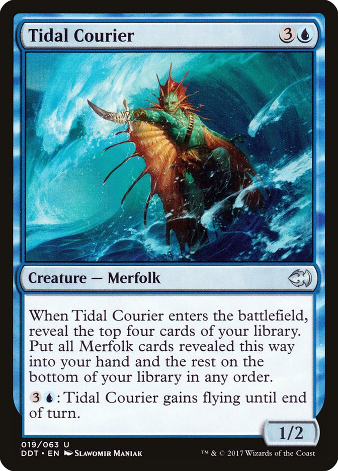 Tidal Courier [Duel Decks: Merfolk vs. Goblins] | Play N Trade Winnipeg