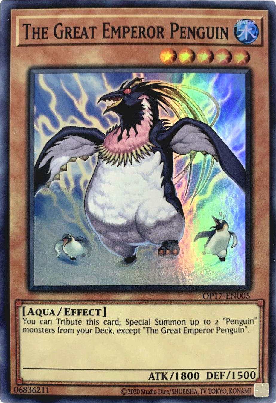 The Great Emperor Penguin [OP17-EN005] Super Rare | Play N Trade Winnipeg