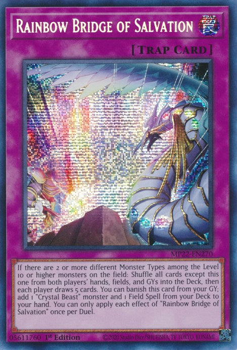 Rainbow Bridge of Salvation [MP22-EN270] Prismatic Secret Rare | Play N Trade Winnipeg