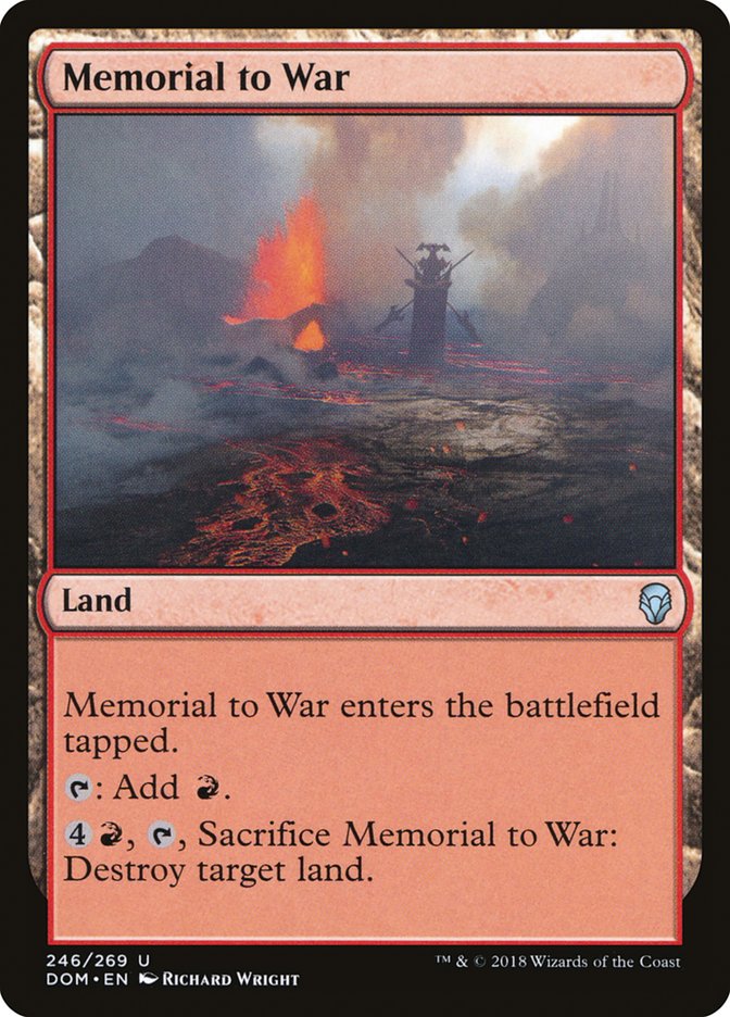 Memorial to War [Dominaria] | Play N Trade Winnipeg