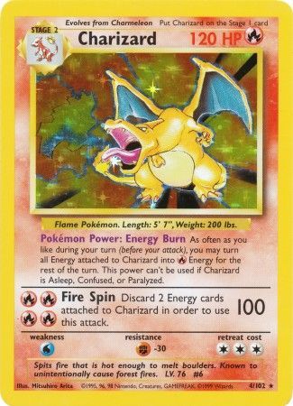 Charizard (4/102) [Base Set Unlimited] | Play N Trade Winnipeg