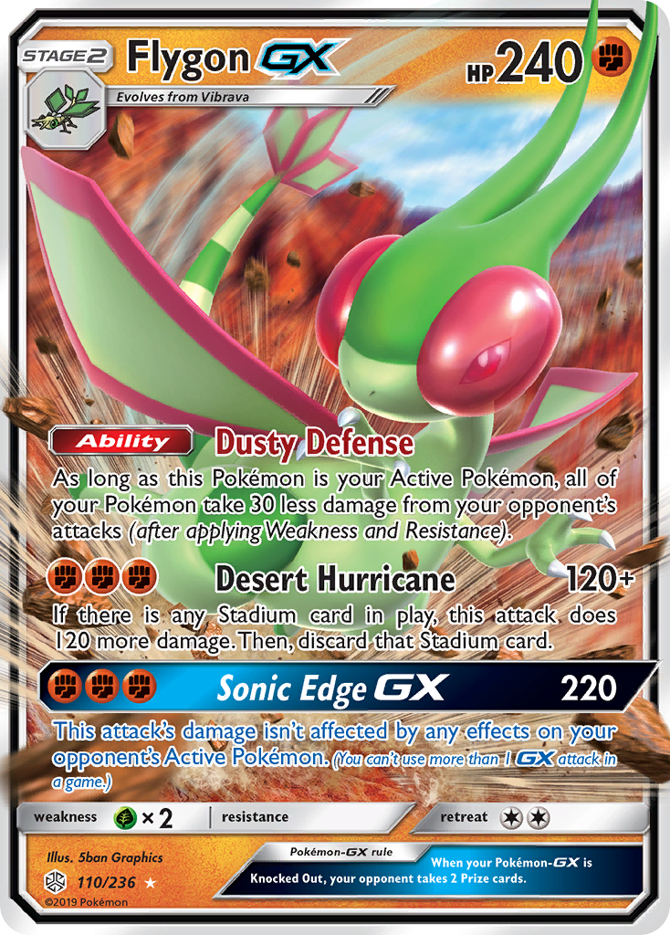 Flygon GX (110/236) [Sun & Moon: Cosmic Eclipse] | Play N Trade Winnipeg