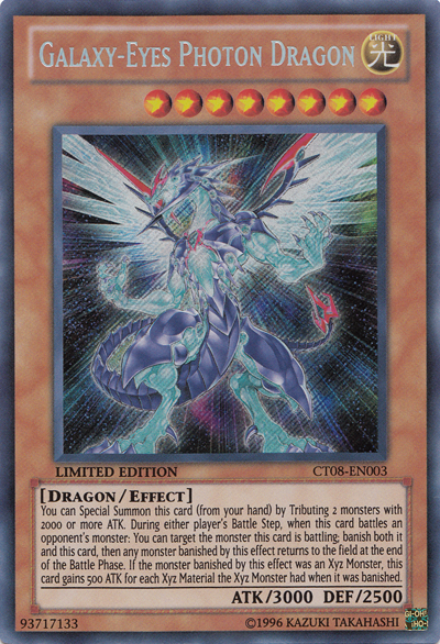 Galaxy-Eyes Photon Dragon [CT08-EN003] Secret Rare | Play N Trade Winnipeg