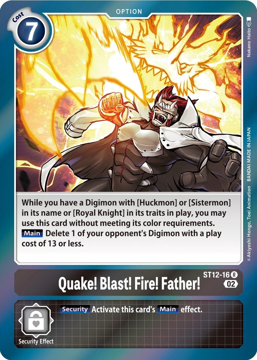 Quake! Blast! Fire! Father! [ST12-16] [Starter Deck: Jesmon] | Play N Trade Winnipeg