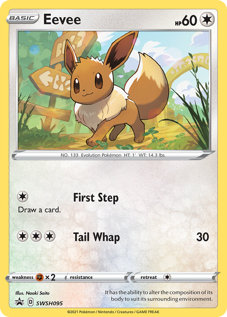 Eevee (SWSH095) [Sword & Shield: Black Star Promos] | Play N Trade Winnipeg