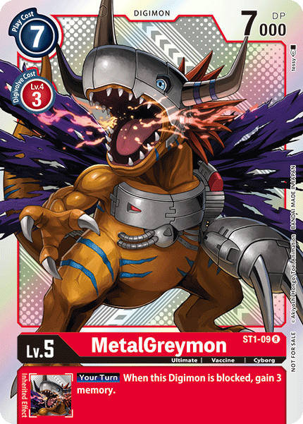 MetalGreymon [ST1-09] (Tournament Pack Vol.2) [Starter Deck: Gaia Red Promos] | Play N Trade Winnipeg