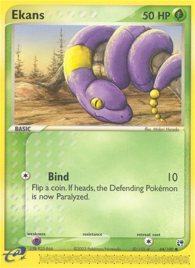 Ekans (64/100) [EX: Sandstorm] | Play N Trade Winnipeg