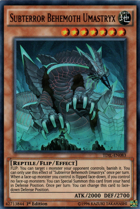 Subterror Behemoth Umastryx [TDIL-EN083] Ultra Rare | Play N Trade Winnipeg