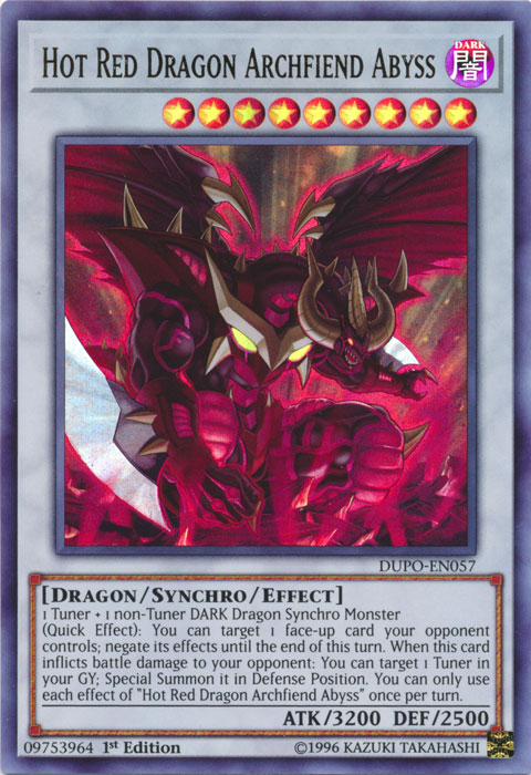 Hot Red Dragon Archfiend Abyss [DUPO-EN057] Ultra Rare | Play N Trade Winnipeg