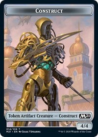 Construct // Soldier Double-sided Token [Core Set 2021 Tokens] | Play N Trade Winnipeg