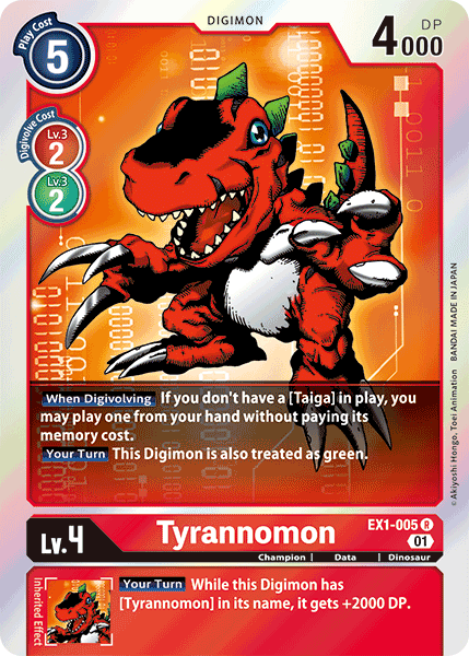 Tyrannomon [EX1-005] [Classic Collection] | Play N Trade Winnipeg