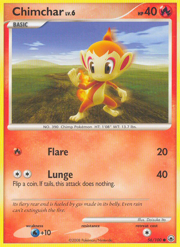 Chimchar (56/100) [Diamond & Pearl: Majestic Dawn] | Play N Trade Winnipeg