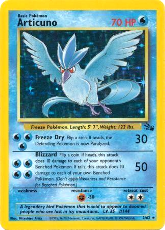 Articuno (2/62) [Fossil Unlimited] | Play N Trade Winnipeg