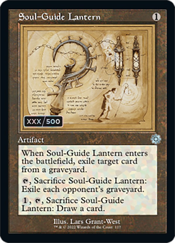 Soul-Guide Lantern (Retro Schematic) (Serial Numbered) [The Brothers' War Retro Artifacts] | Play N Trade Winnipeg