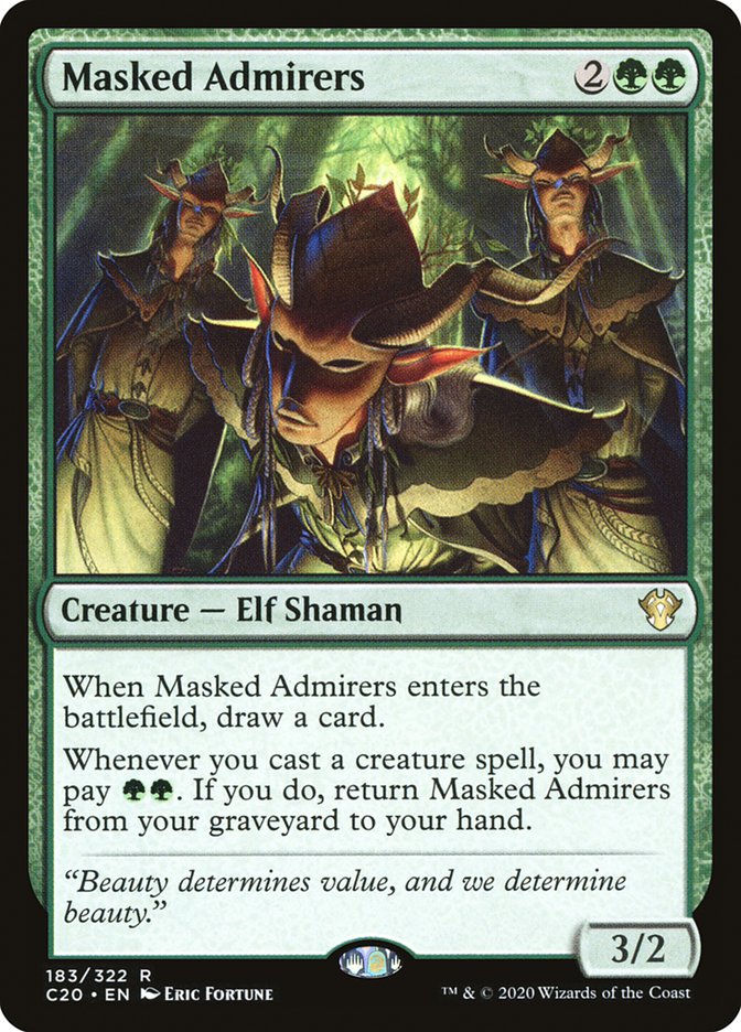Masked Admirers [Commander 2020] | Play N Trade Winnipeg
