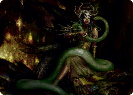 Saryth, the Viper's Fang Art Card [Innistrad: Midnight Hunt Art Series] | Play N Trade Winnipeg