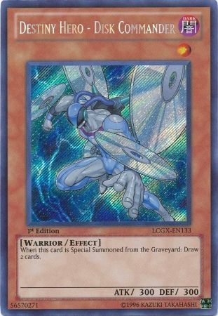Destiny HERO - Disk Commander [LCGX-EN133] Secret Rare | Play N Trade Winnipeg