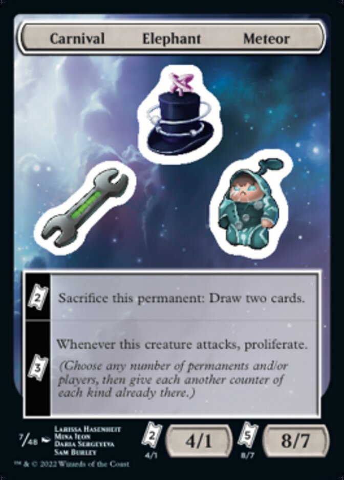 Carnival Elephant Meteor [Unfinity Stickers] | Play N Trade Winnipeg